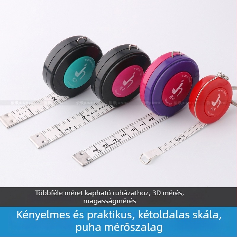 Bőrből készült mérőszalag ruházathoz, 1,5 m / 2 m / 3 m
