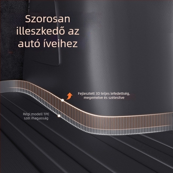 TPE hátsó csomagtartó mat - vízálló és kopásálló - Sudishi - különleges felhasználású autóhoz - Termékkód 920089104496