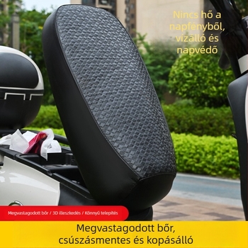 Bőr ülésvédő elektromos járművekhez — Négy évszakos, töltet nélküli, logó nélküli