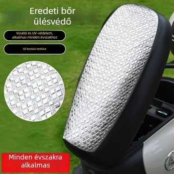 Bőr ülésvédő elektromos járművekhez — Négy évszakos, töltet nélküli, logó nélküli