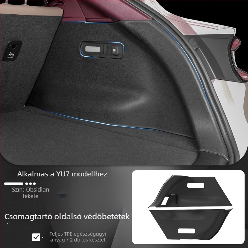 Xiaomi Yu7 oldalsó csomagtér-védő, injektált TPE oldalvédő, belső dekorációs kiegészítő