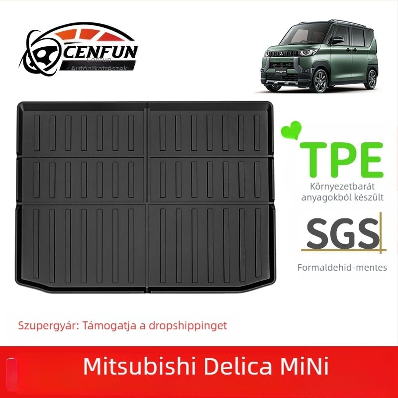 Mitsubishi Delica MiNi csomagtartó-mat, TPE, szagmentes, vízálló