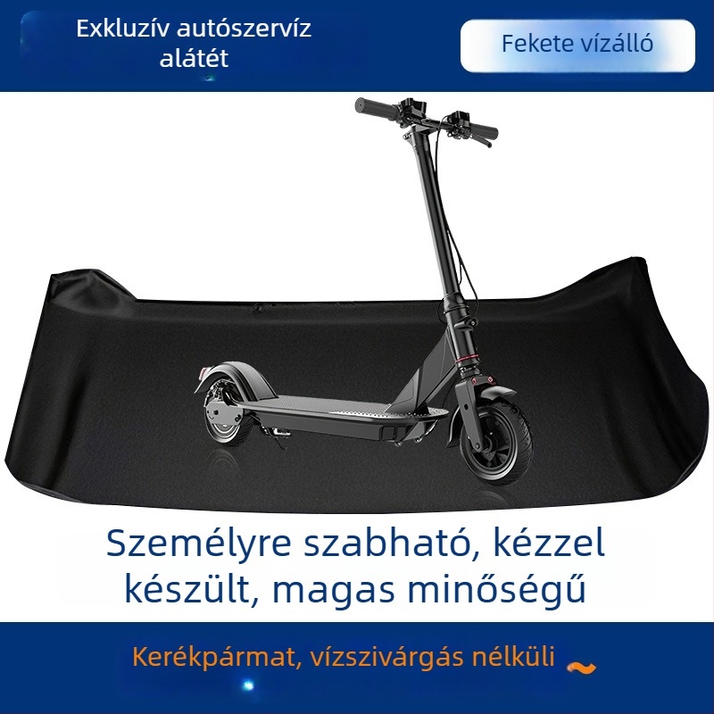 Csomagtartó textil szőnyeg, összecsukható, vízálló és porálló, szövet fémes bevonattal