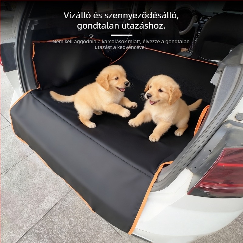 Háziállat autócsomagtartó matrac, vízálló, mosható, szerelés nélkül, minden évszakban használható