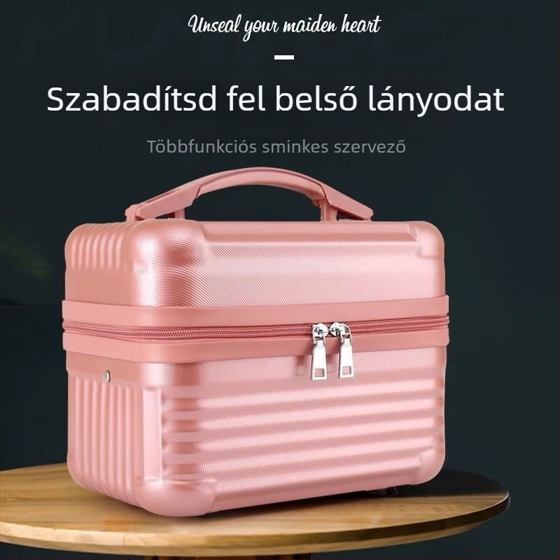 Kozmetikai táska – PVC külső, poliészter bélés, városi egyszerű stílus, uniszex, háztartási tárolásra