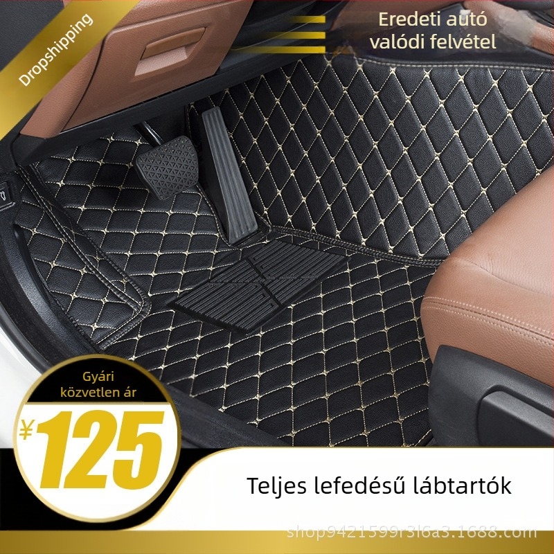 Imperial Cheng bőr autó lábmatracok teljes körű védelemmel és logóval, testreszabható