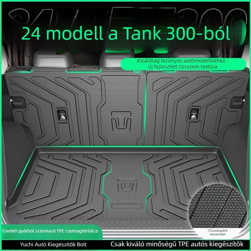 Great Wall Tank 300 csomagtartó szőnyeg, TPE, kompatibilis 24 Tank 300 modellhez