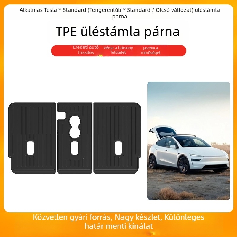 Tesla Ystandard csomagtartó szőnyeg és hátsó ülés támla párnák, TPE