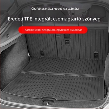 Integrált csomagtartó matrac Tesla Model Y és Model 3-hoz hátsó támla párnával