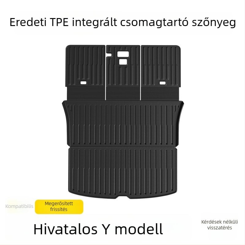 Integrált csomagtartó matrac Tesla Model Y és Model 3-hoz hátsó támla párnával