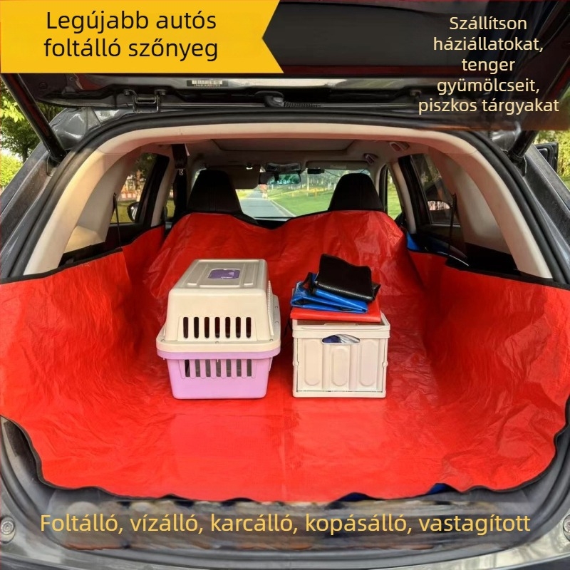 Vízálló autómat, karcolásvédő a csomagtartóhoz, szennyeződés elleni védelem és háziállatok szállítására