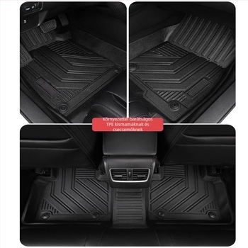 Toyota Probox gumírozott padlómat – latex talpbetétek, csomagtartó matrac logóval, testreszabható