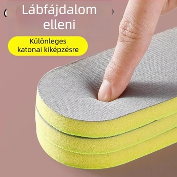 Szivacs talpbetét cipőkhöz, dezodoráló, teljes talpbetét, uniszex, sportcipők, bőrcipők, bakancs, hétköznapi és munka cipők