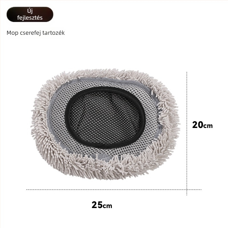 Autómosó mop ívelt rúddal és puha szőrrel; anyag: Snow nylon aluminum alloy; márka: Pumai