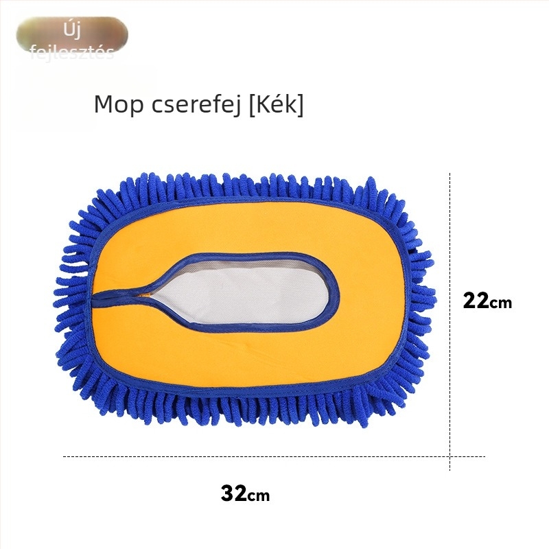 Autómosó mop ívelt rúddal és puha szőrrel; anyag: Snow nylon aluminum alloy; márka: Pumai