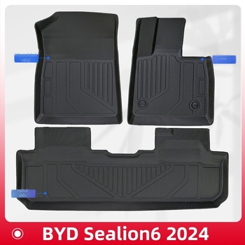 BYD SeaLion 6 2024, 3D all-weather TPE talp- és csomagtartó-mat, jobb oldali kormányos