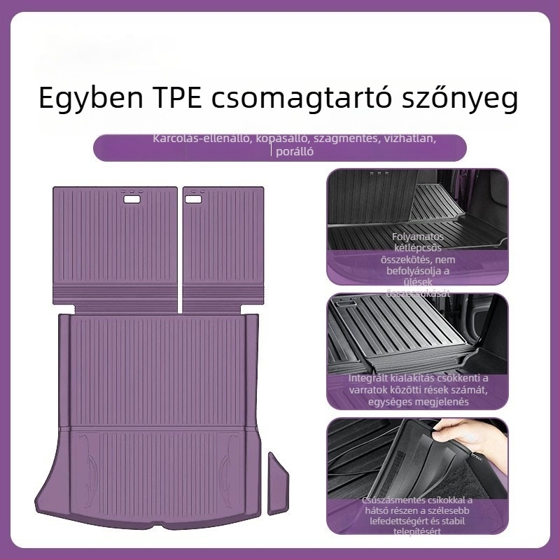 Xiaomi SU7 csomagtér-matrac – egyrészes PVC, teljes lefedettség, vízálló és kopásálló