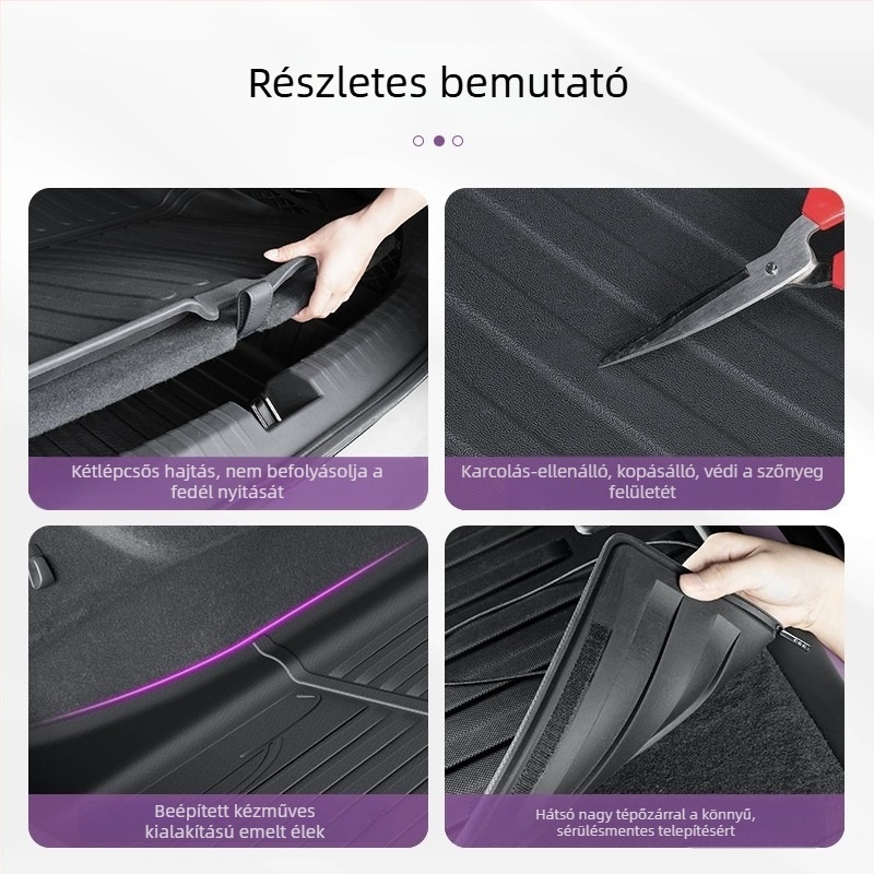 Xiaomi SU7 csomagtér-matrac – egyrészes PVC, teljes lefedettség, vízálló és kopásálló