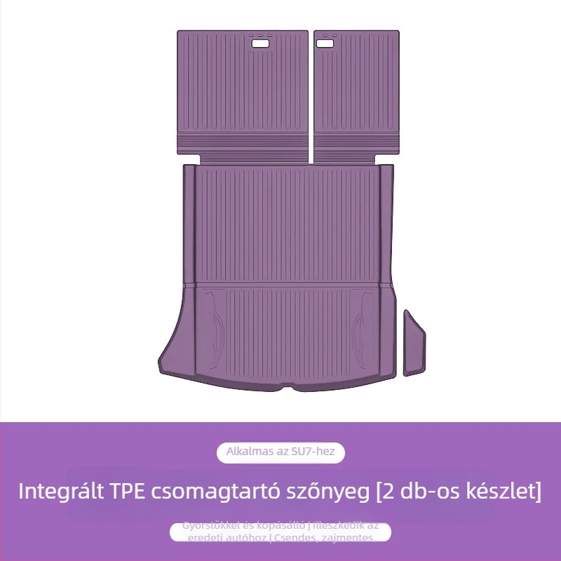 Xiaomi SU7 csomagtér-matrac – egyrészes PVC, teljes lefedettség, vízálló és kopásálló