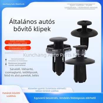 Autóipari műanyag bővítőcsavar-klipsz — modell Universal; anyag: műanyag; kompatibilitás: univerzális; márka: Other