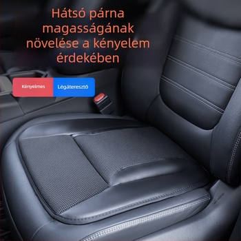 Autóülés párna, univerzális minden évszakhoz, lélegző, egyszemélyes darabból álló kialakítás, poliészter felület