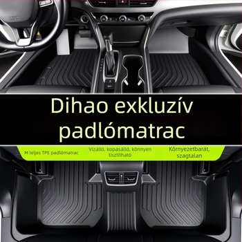 Geely Emgrand autópadló szőnyegek – teljes körű fedés, TPE talpbetétek, geometriai mintázat, öt üléshez illeszkednek
