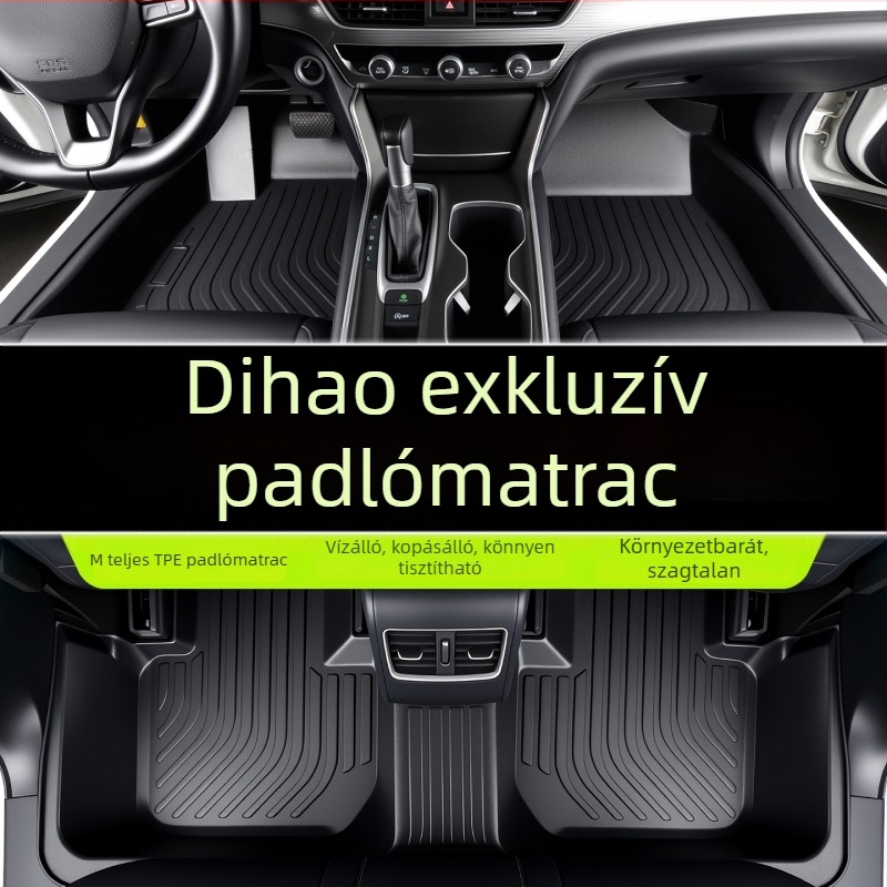 Geely Emgrand autópadló szőnyegek – teljes körű fedés, TPE talpbetétek, geometriai mintázat, öt üléshez illeszkednek