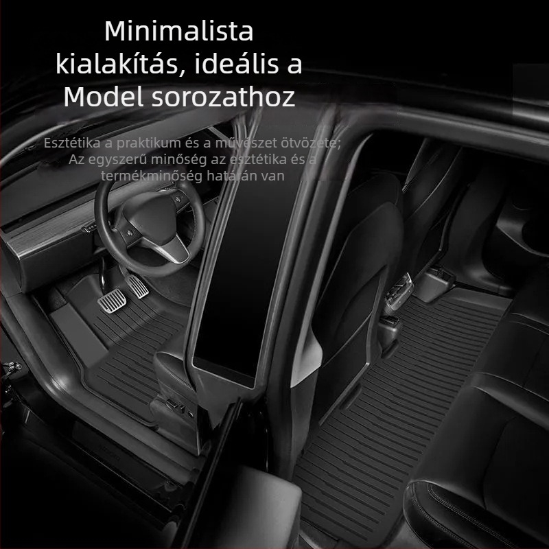 Tesla Model Y-hez tervezett padlómatracok – 3D TPE injekciós formázás, egész éves használatra
