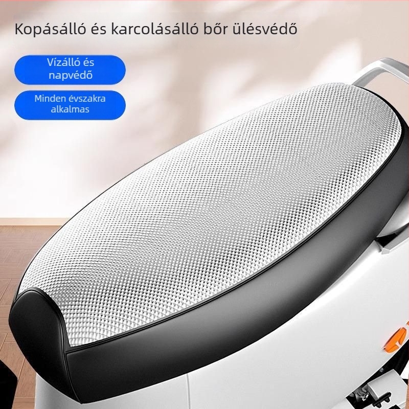 Elektromos jármű ülés párna és motorkerékpár ülésvédő, univerzális illeszkedés, len anyag, Powerful Factory márka