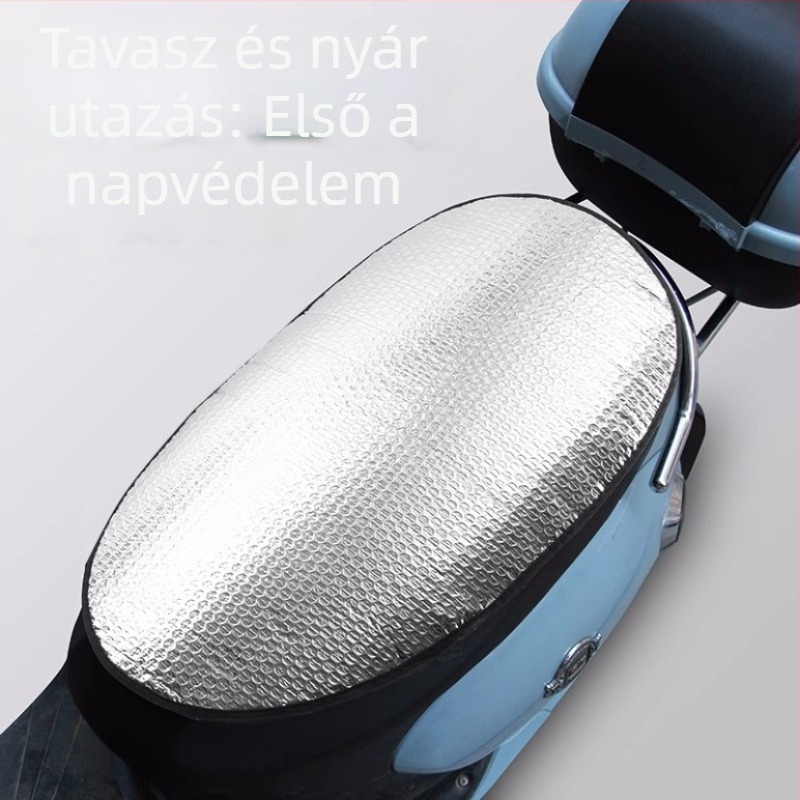 Elektromos robogó ülésvédő buborékos alumíniumfóliaréteggel, vízálló, egész éves napsugár elleni védelem