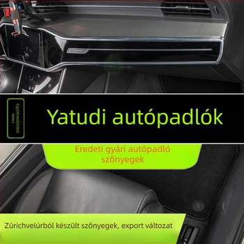 PVC autópadlók, szennyeződés- és kopásálló, peremmel lezárt drót hurkokkal, Yashidi márka, speciális autókhoz, velúr felület, testreszabás elérhető
