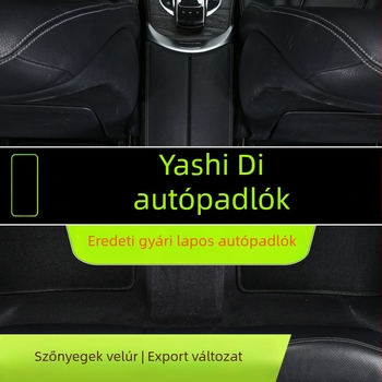 PVC autópadlók, szennyeződés- és kopásálló, peremmel lezárt drót hurkokkal, Yashidi márka, speciális autókhoz, velúr felület, testreszabás elérhető