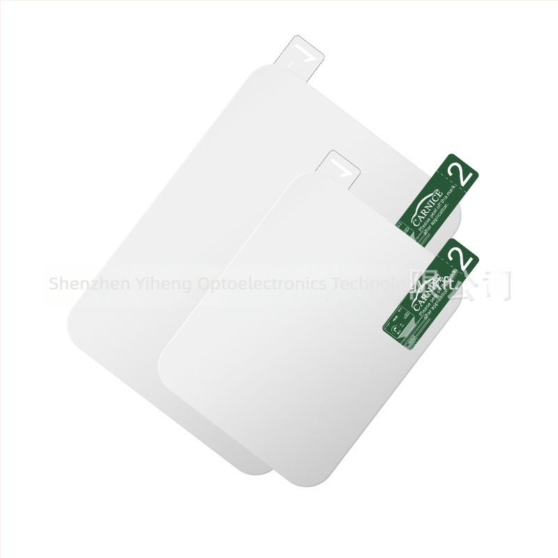 HUD kijelző film autó navigációhoz - univerzális, PET nagy fényvisszaverő film, 0,3 mm vastagság, fényáteresztés 55%, AB ragasztó