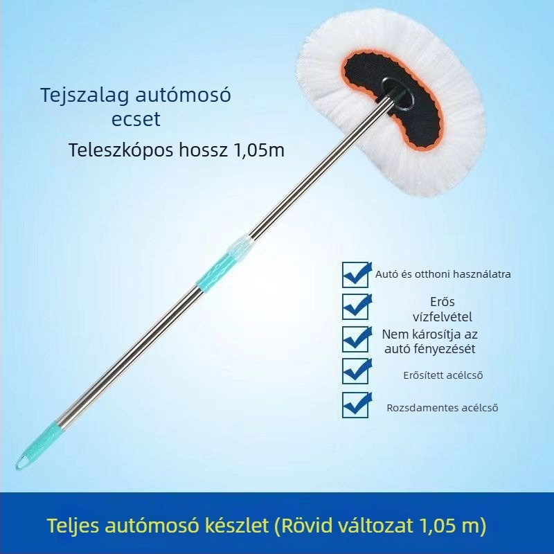 Autómosó kefe, rozsdamentes acél, márka Northern three joe