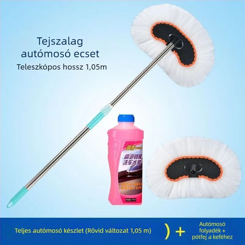 Autómosó kefe, rozsdamentes acél, márka Northern three joe