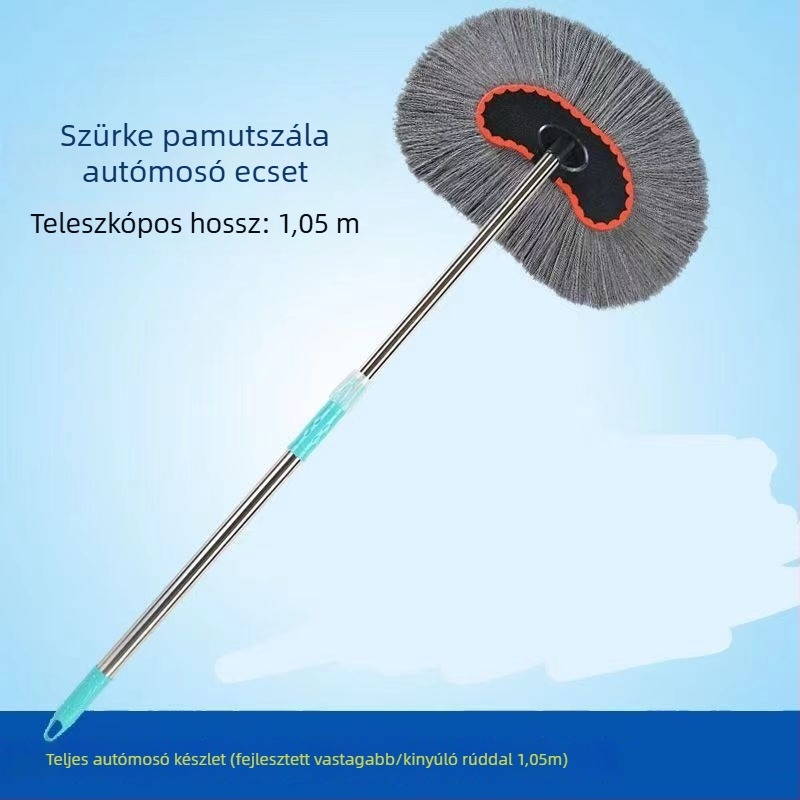 Autómosó kefe, rozsdamentes acél, márka Northern three joe