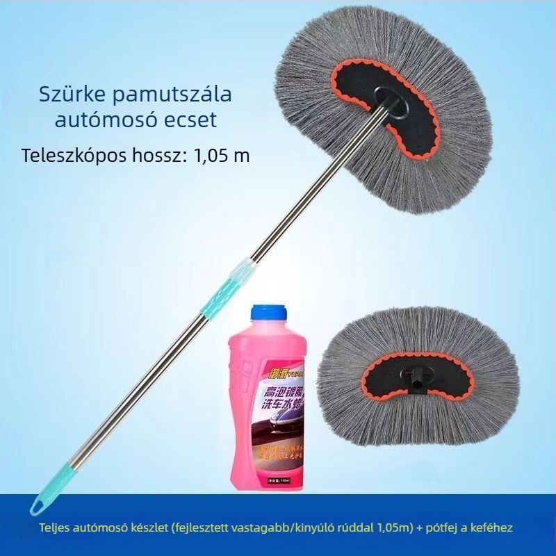 Autómosó kefe, rozsdamentes acél, márka Northern three joe