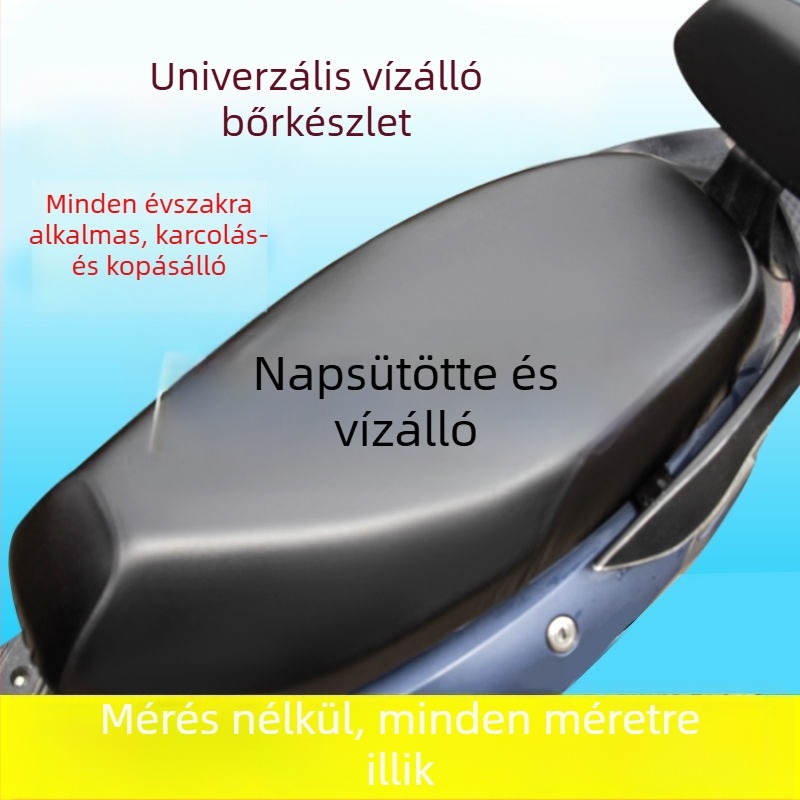 Üléshuzat elektromos kerékpárokhoz és motorkerékpárokhoz, PU anyag, minden évszakra, termékkód F0251, Count the Treasures márka