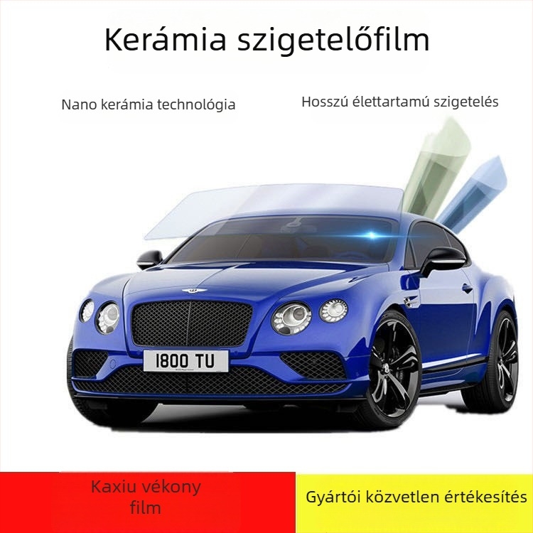 IR Series autóablakfilm nanokerámiával – kiváló hőszigetelés, UV-védelem és robbanásbiztos üvegfilm