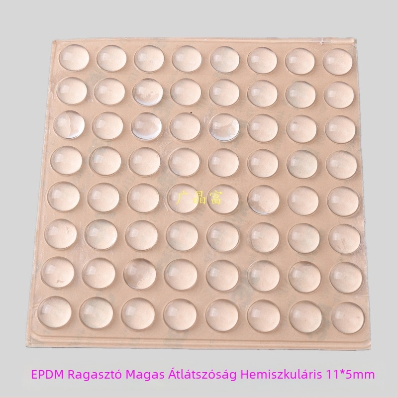 EPDM átlátszó ragasztó ütéscsillapító párnák szekrényajtókhoz és ablakokhoz — zajcsökkentés, ütéscsillapítás, csúszásmentes tömítés; elektronikai termékekhez, bútorokhoz, teáskészletekhez és kézművesekhez; származás: Kontinens-Kína