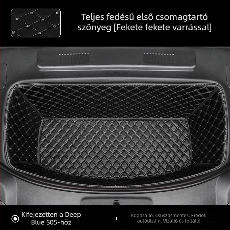 Changan Deep Blue S05 első csomagtartó szőnyege, előre rekesz és környező tároló szőnyeg, szennyeződésálló