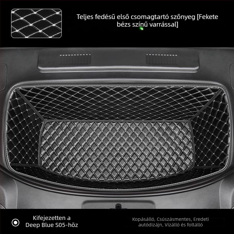 Changan Deep Blue S05 első csomagtartó szőnyege, előre rekesz és környező tároló szőnyeg, szennyeződésálló