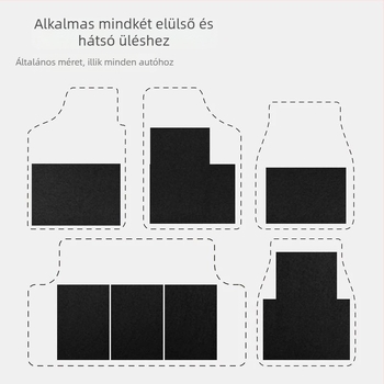 Gyapjúból készült autópadló-matracok Audi A6L-hez, 20 mm vastagság, 10 kg súly