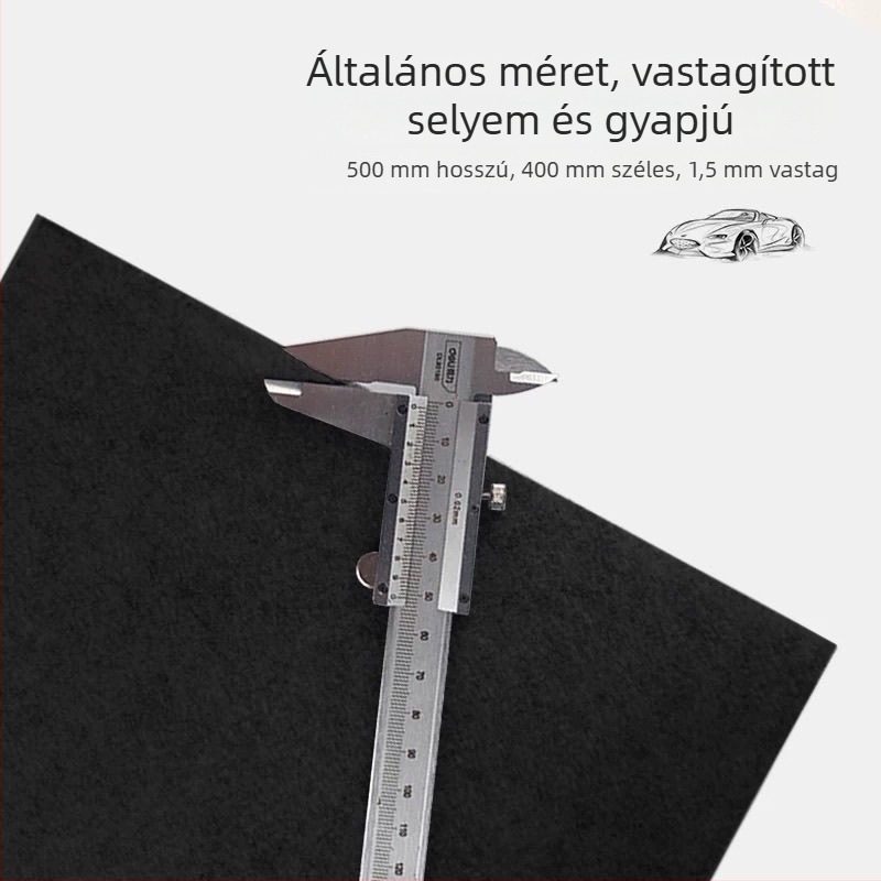 Gyapjúból készült autópadló-matracok Audi A6L-hez, 20 mm vastagság, 10 kg súly