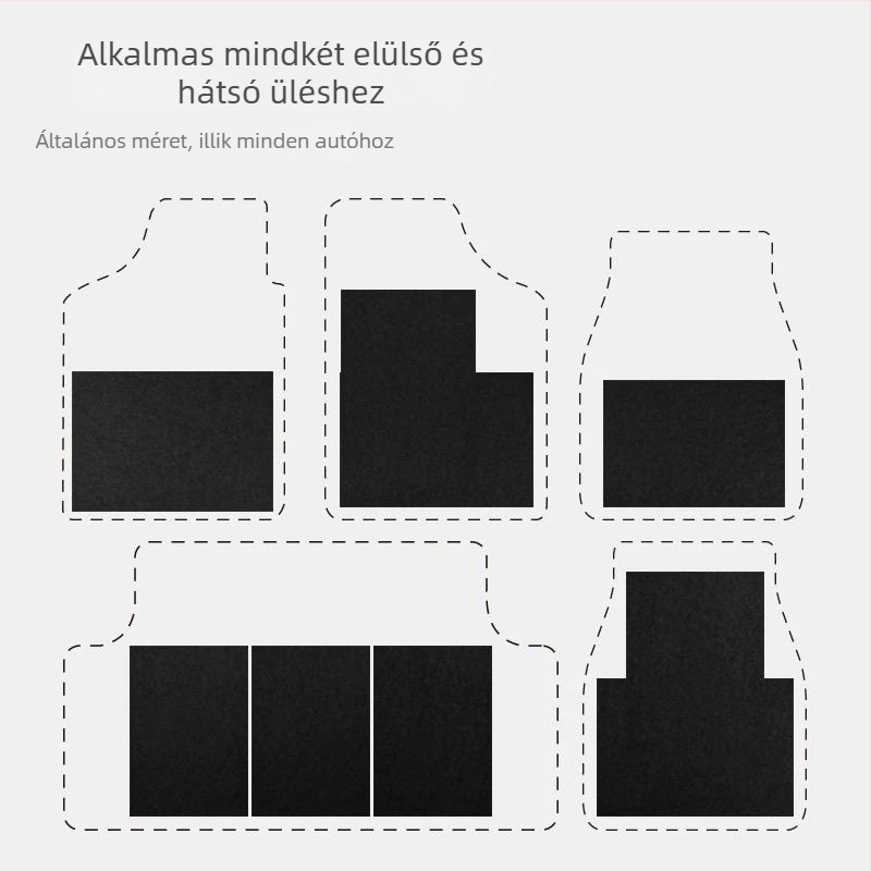 Gyapjúból készült autópadló-matracok Audi A6L-hez, 20 mm vastagság, 10 kg súly