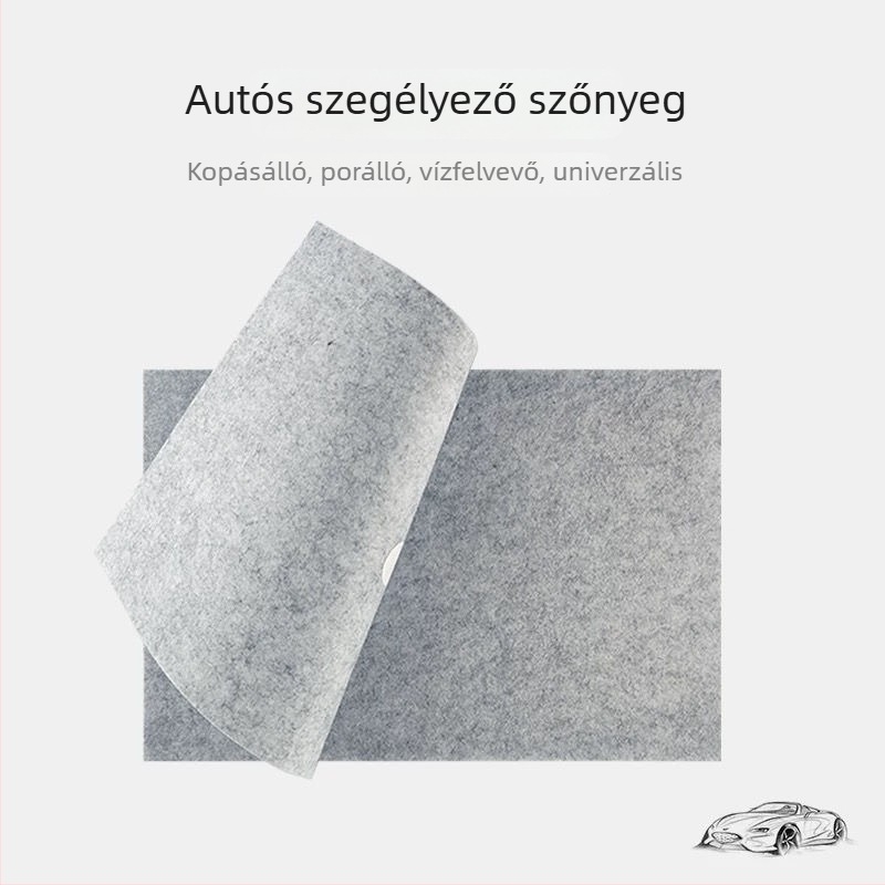 Gyapjúból készült autópadló-matracok Audi A6L-hez, 20 mm vastagság, 10 kg súly