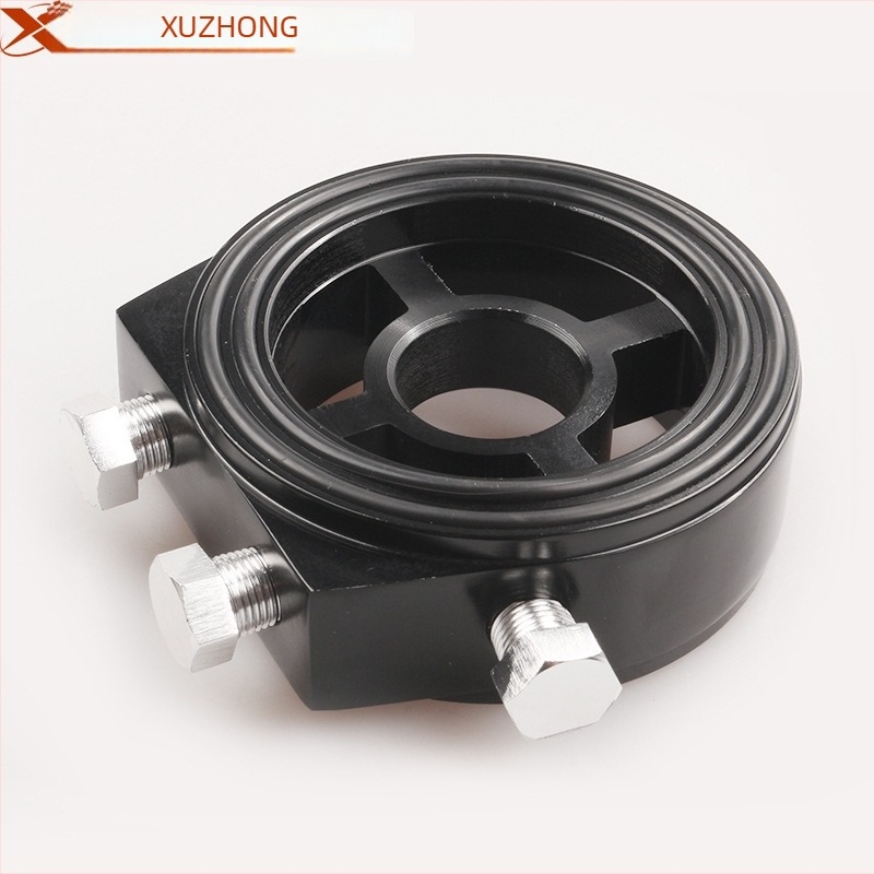 XUZHONG alumínium olajhűtő adapter autókhoz, olajtál és műszerolajtál, modell OF-1004