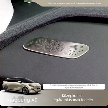 Xpeng X9 Elülső műszerfal légcsatorna védőfedel – fém belső kiegészítő