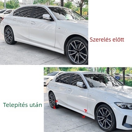 BMW 3-as sorozat G20/G28 oldalsó spoiler – ABS, ragasztószerelés, mintázat: szám, speciális autó matricák