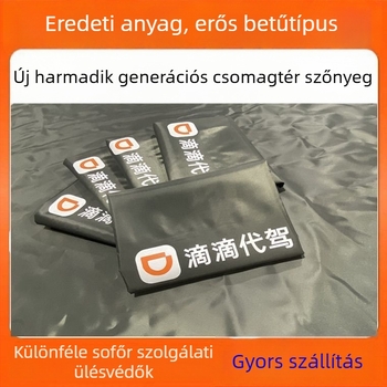 Öt üléses autósülésvédő, sík kialakítású, egész éves használatra, Spandex anyag